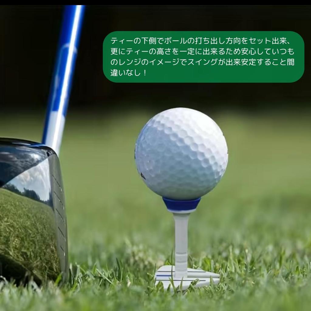 GreenLife Golf Tees Golf Alignment Tees with 5 Height Adjustments and Launch Direction Adjustment Function Can also be used as a Green Marker Perfect