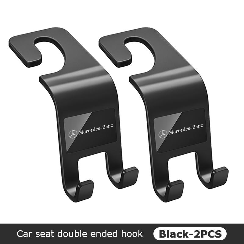 AABGV1 Car Seat Headrest Hook Back Seat Storage Organizer Hanger Storage Holder For Benz AMG VIANO GLB GLC W108 W124 W126 W169 W176 GLE