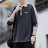 JEEP Men's Color Block Polo Sweatshirt
