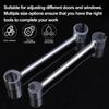 Double Head Hinge Gap Adjusting Tool Labor Saving Repair Wrench for Door Cabinet Furniture Home Use with Round Bolt Hand Tools