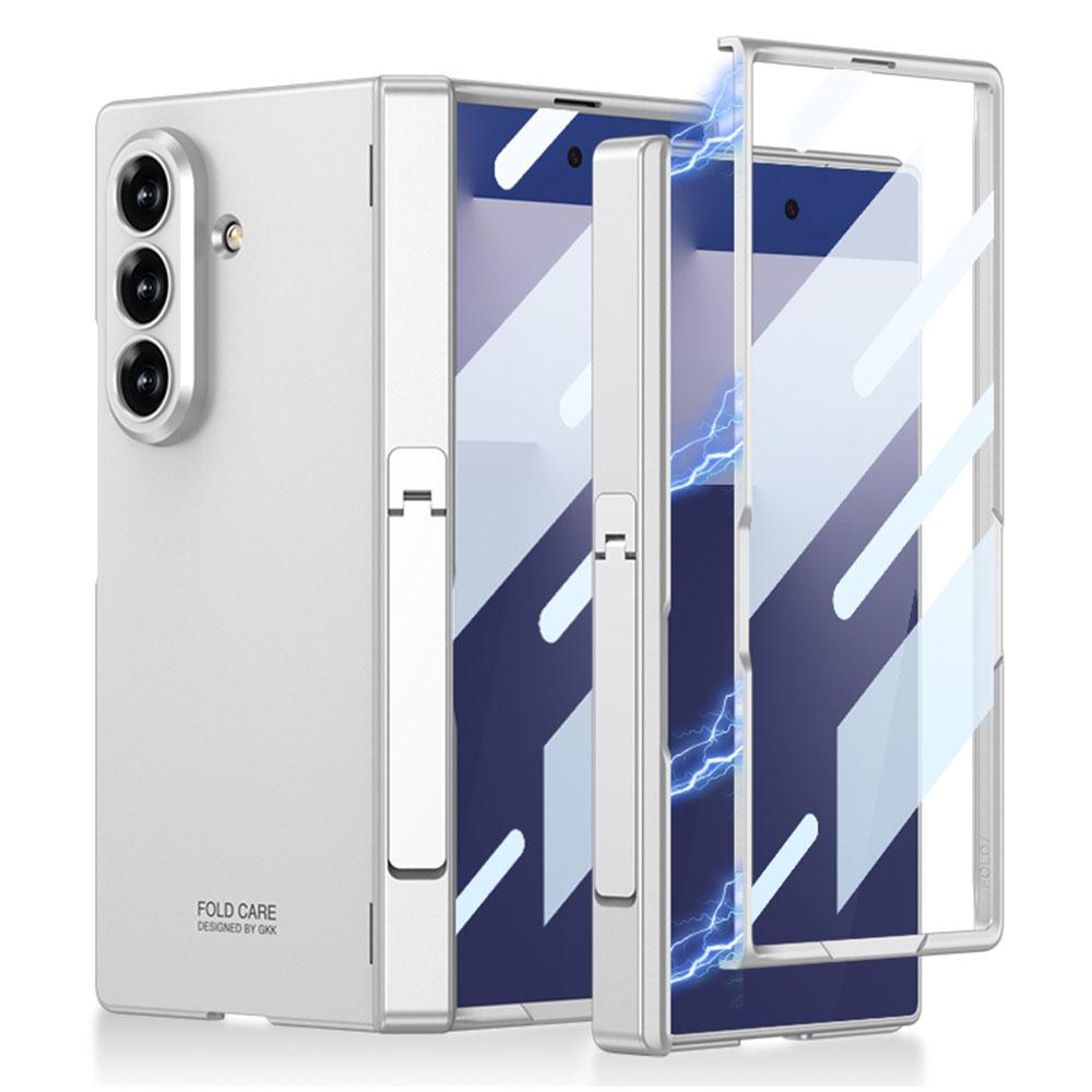 GKK For Samsung Galaxy Z Fold7 5G Case with Kickstand PC+Tempered Glass Phone Cover