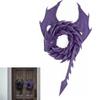 Ghirlanda da Porta Drago Gotica Fantasy Fatta a Mano con Design a Scaglie di Rete Fascino Incantevole Ornamento da Appendere a Casa Regalo per Appassionati di Fantasy e Mitologia