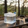 Foldable Water Tank Food Grade Container Lightweight for Travel, Road Trip 10L Faucet