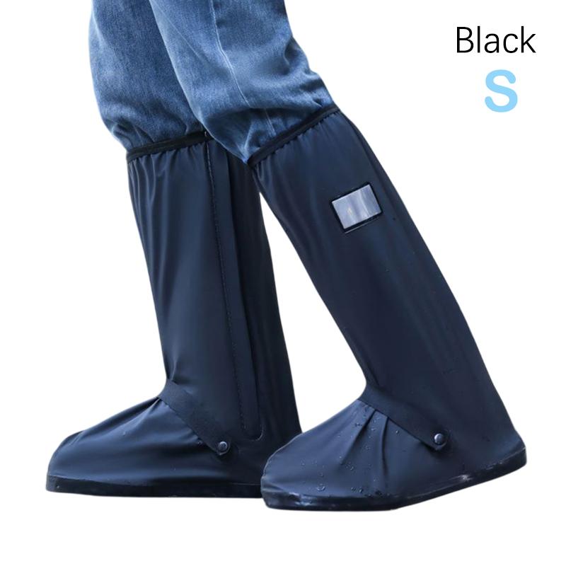 Rain Boot Shoe Cover Waterproof With Reflector High Top Shoes Dust Covers For Men Women Outdoor Rainproof Shoes Cover