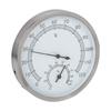 2-in-1 Edelstahl Dampfbad Sauna Raum Thermometer Hygrometer Thermo-Hygrometer Innen