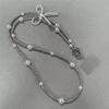 Pearl Love Bow Crossbody Bag Replacement Chain Hanging Accessories Versatile Jewelry Phone Hanging Rope Accessories