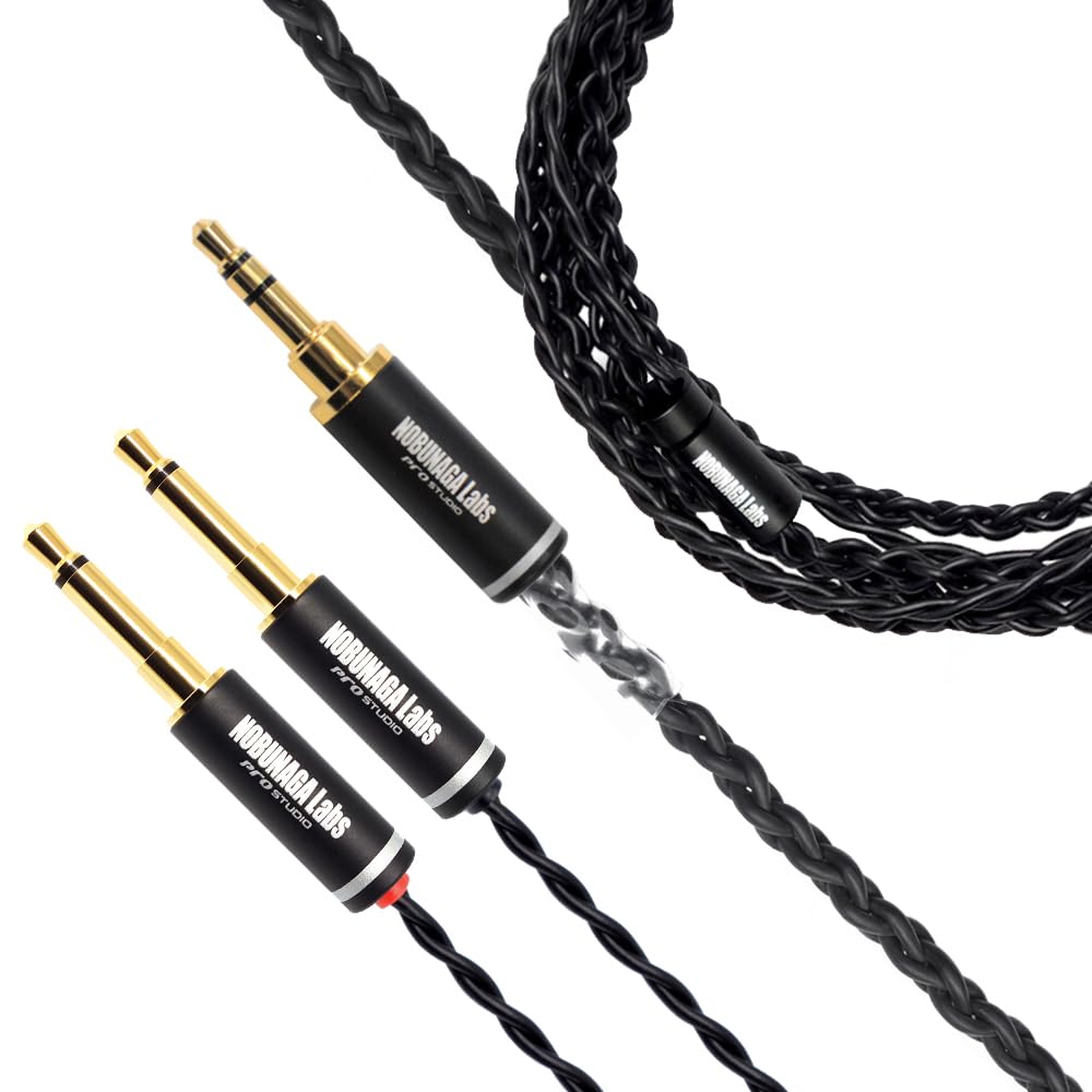 

NOBUNAGA Labs Garou Headphone Cable Stereo Mini Mono Mini x [3.5mm 3-Pole / 3.5mm 2-Pole 2] NLA-GRU