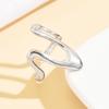 Personalized Stainless Steel Irregular Geometric Open Ring