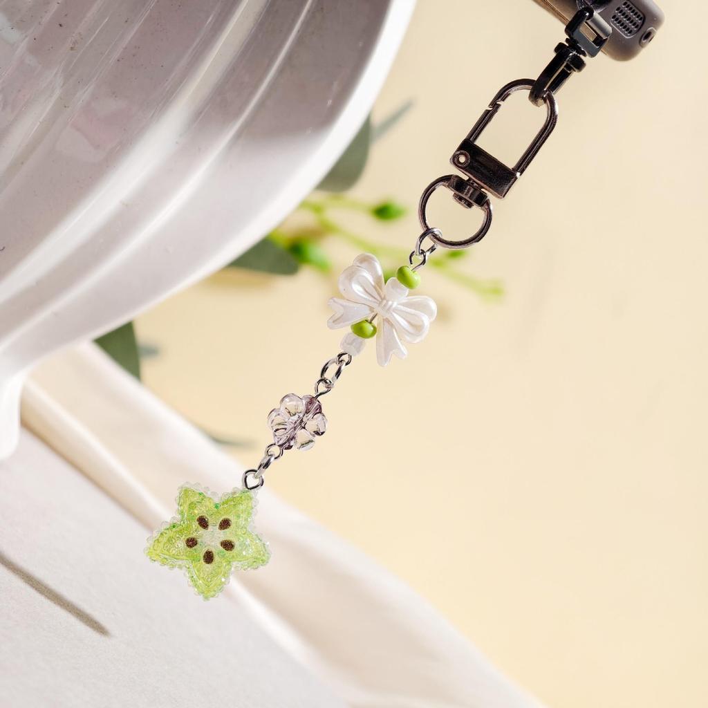 Diamond Fruit Series Hand Cream Set & Keychain Ornament