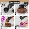 Reusable  Coffee Scoops And Funnel Set 2 Tbsp Measuring Tool For Ground Coffee Protein Powder Leak Proof Ergonomic Designs