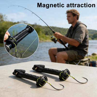 1/2/3Pcs Fly Fishing Magnetic Fly Threader Works with Most Hooks Tippets Small Flies Lightweight Fly Rigging Threading Tools Fly Fishing Accessory