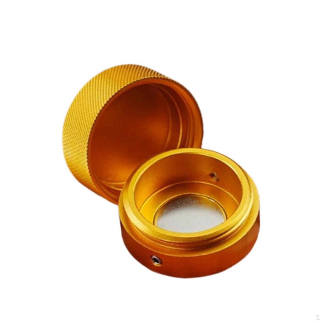 Aluminum Alloy Case for Billiard Chalk with Round Closure