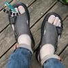 High-end sandals men's casual shoes non-slip soft-soled beach shoes genuine leather breathable two sandals in summer