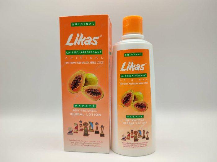 Lait Éclaircissant - Likas - Papaya - Enrichi En Enzymes - Lotion - Tous Types De Peau