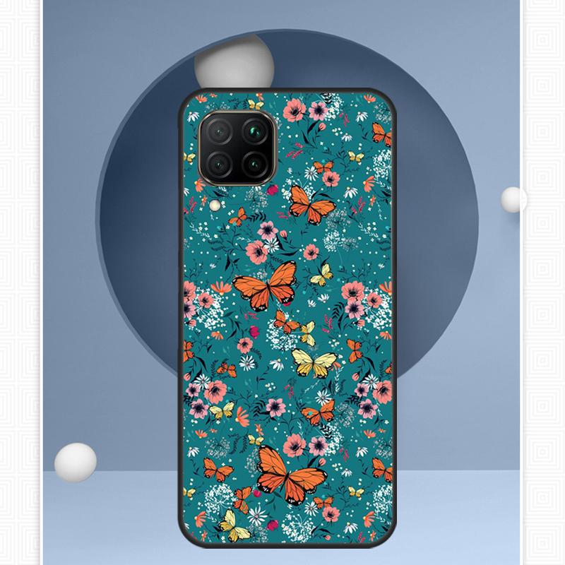 Luxury Butterfly For Huawei Nova 12s 12i 11i 8i Y91 Y60 Y70 Y72 Y90 Y61 9 10 SE P20 P40 Lite P30 P60 Pro Case