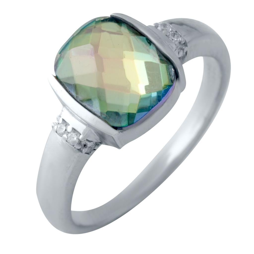 Silver Ring with Mystic Topaz 2.197ct (2016953)