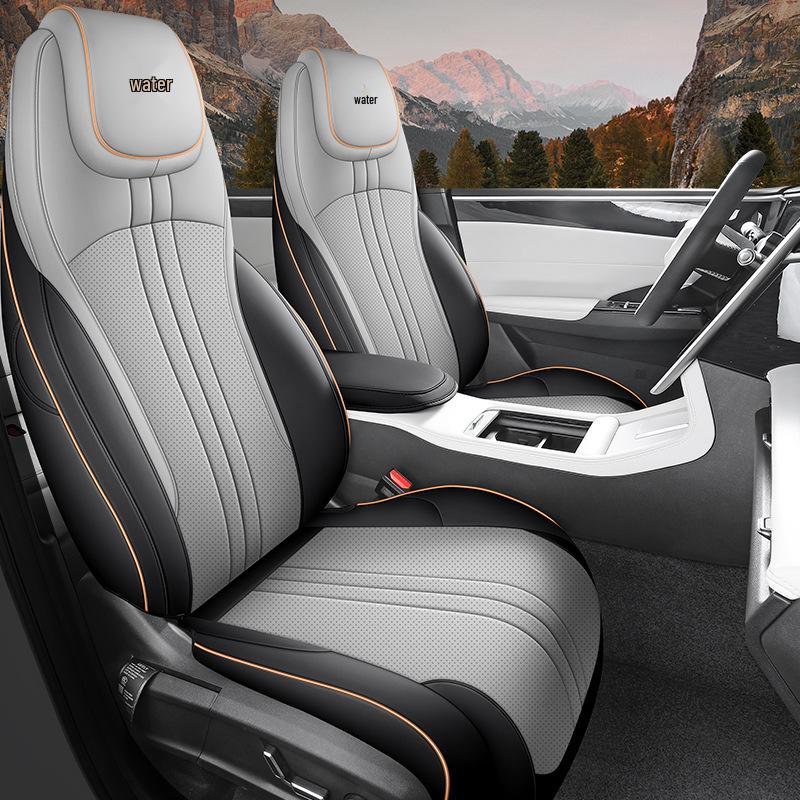 Galaxy L7 All-Season Full-Coverage Leather Seat Covers for 5 Seats
