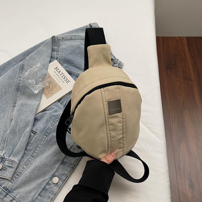 

Korean Style Chest Bags for Women Casual and Simple Crossbody Bag Lightweight Fashiable and Versatile Sports Backpack