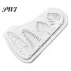 Fondant Mold Dessert Food Grade Heat-Resistant Silicone 3D DIY Leaf-Shaped Cake Decoration Kitchen Supplies Chocolate