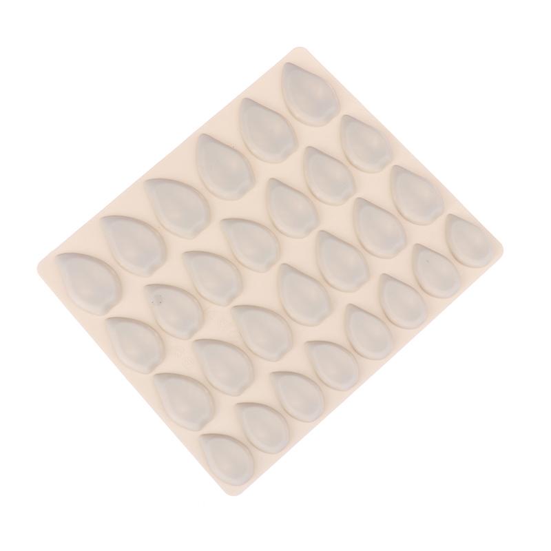 1 stk 28-hulrom Mini Bladform Silikonform DIY Kakedekorering Gummigodteri Form Silikon Sjokoladeform Bakeverktøy