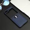 Leather Phone Case for Samsung Galaxy Z Flip 7 FE 6 5 4 3 Flip6 Flip5 Flip4 Flip3 with Card Holde Fall Protection Sleeve Cover