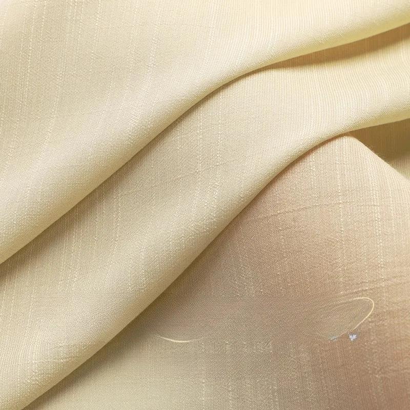 100x150cm Drape Plain Thin Brocade Bamboo Fabric Cotton Linen for Clothing Dresses Shirts Diy Sewing Summer Cloth Rayon Soft