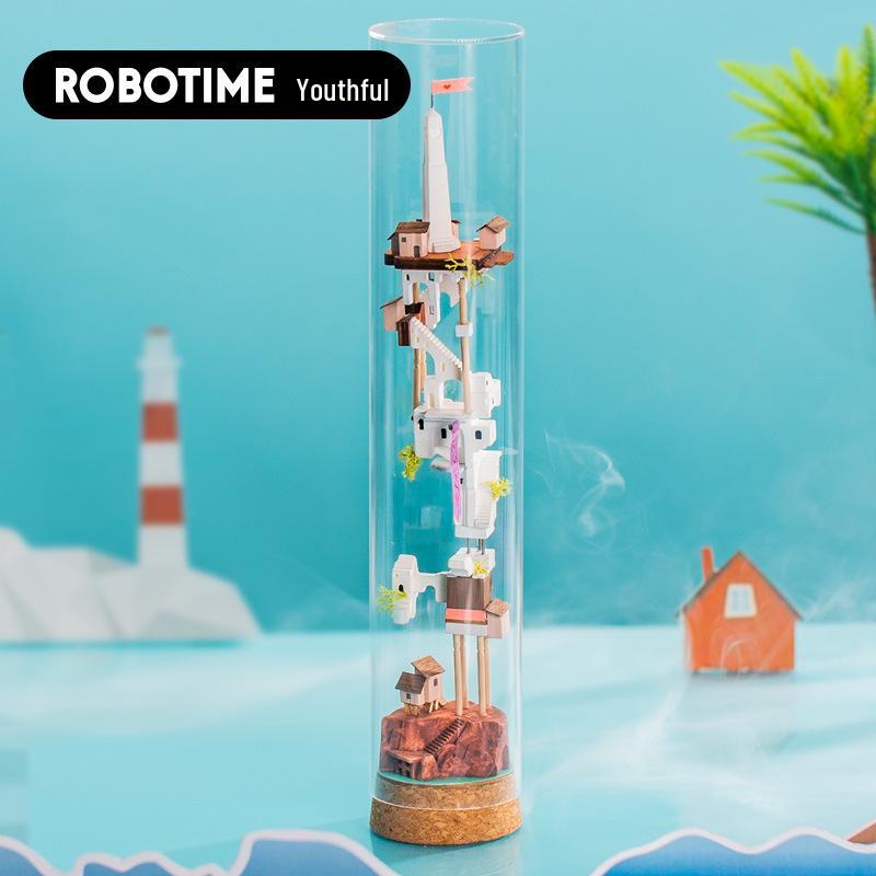 Ruolai DIY 3D Drift Bottle Model: Children's Educational Toy & Adult Birthday Gift for Girls