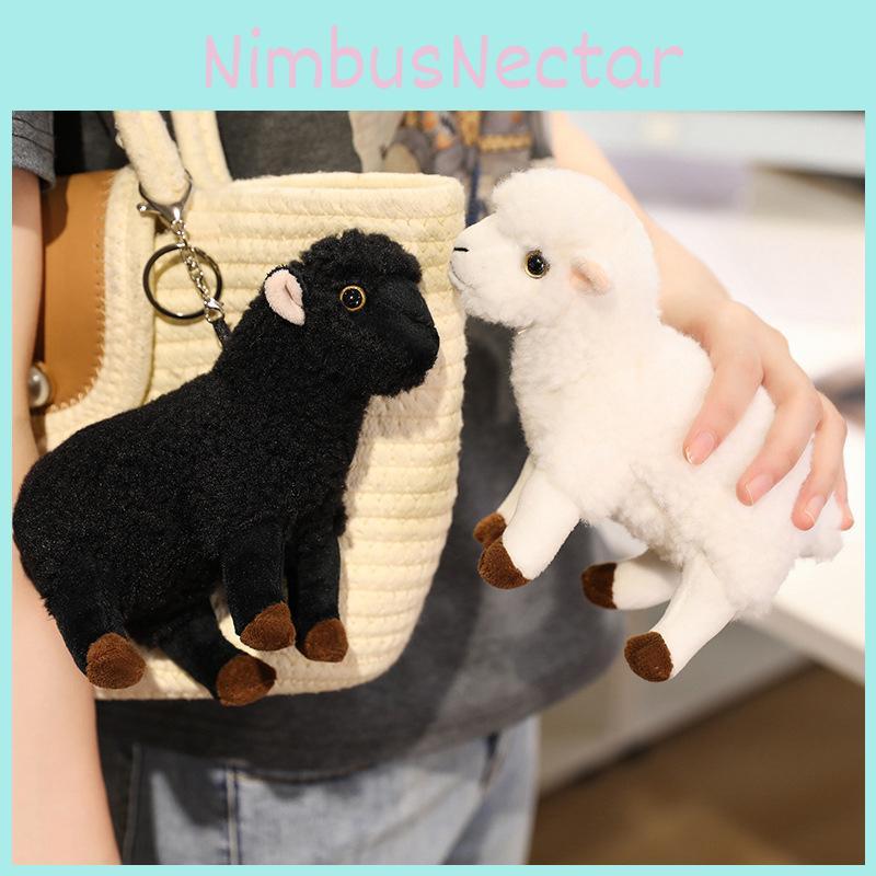 Sheep White Black Cute Animal Plush Toy Room Decoration Children Birthday Gift