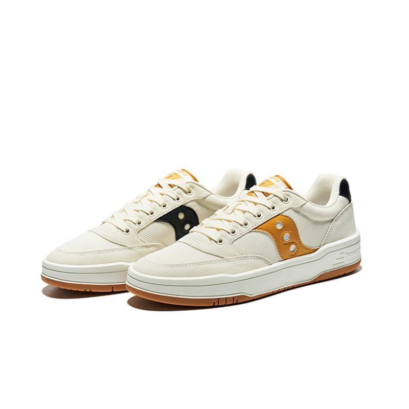 SAUCONY CROSS JZ Low Top Running Shoes Unisex Beige Yellow Black Saucony S79046-9