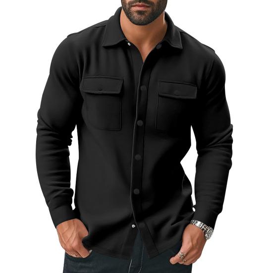 Chaqueta Abrigo Solapa Manga Larga Cruzado Abrigo Casual con Bolsillos de Solapa Color Sólido Chaqueta de Primavera Otoño Versátil Ropa de Abrigo