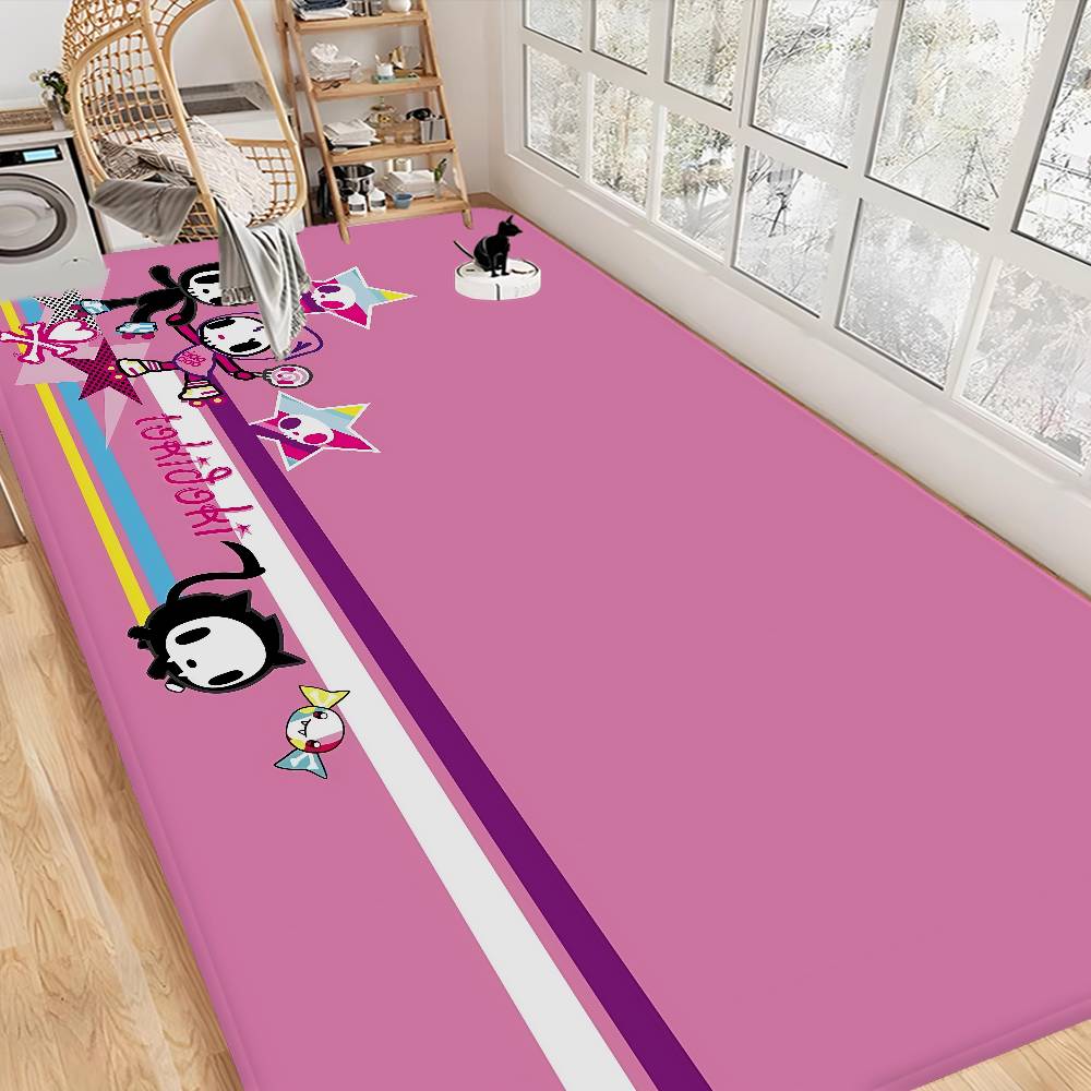 Cartoon T-Tokidoki Floor Mat Rectangle Anti-slip Home Soft Badmat Front Door Indoor Outdoor Mat Hotel Decor Mat