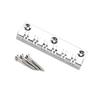 12 Strings Metal Guitar Bridge Replacement Fixed Harp Bridge Electric Guitar Accessories Durable and Practical