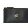 Versace Emblem Metal Medusa Logo Calfskin And Sheepskin Card Holder Women Accessories Black 1024191-1A17449-1B55J