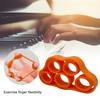 10-40PCS Silicone Finger Gripper 5 Fingers Strengthener Trainer Elastic Wrist Stretcher Finger Expander For Fitness Training New