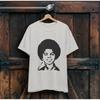 T-shirt Silhouette Visage Michael Jackson 5 Jeune Rétro Motown Vintage Pour Fans de MJ Vintage Doux Polyvalent Graphique