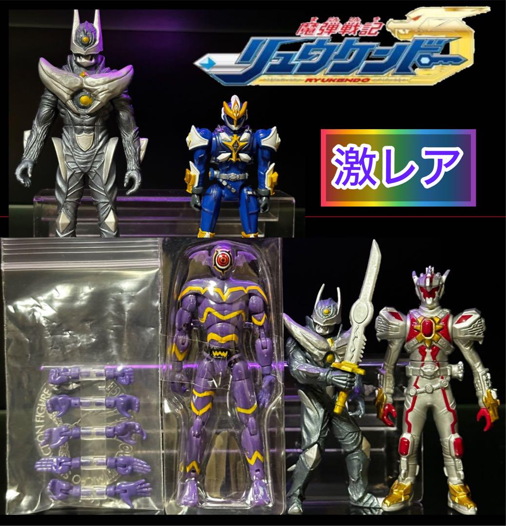 

[USED] Extremely rare Madan Senki Ryukendo Familiar Figure, Jerk Moon Soft Vinyl Figure, etc.