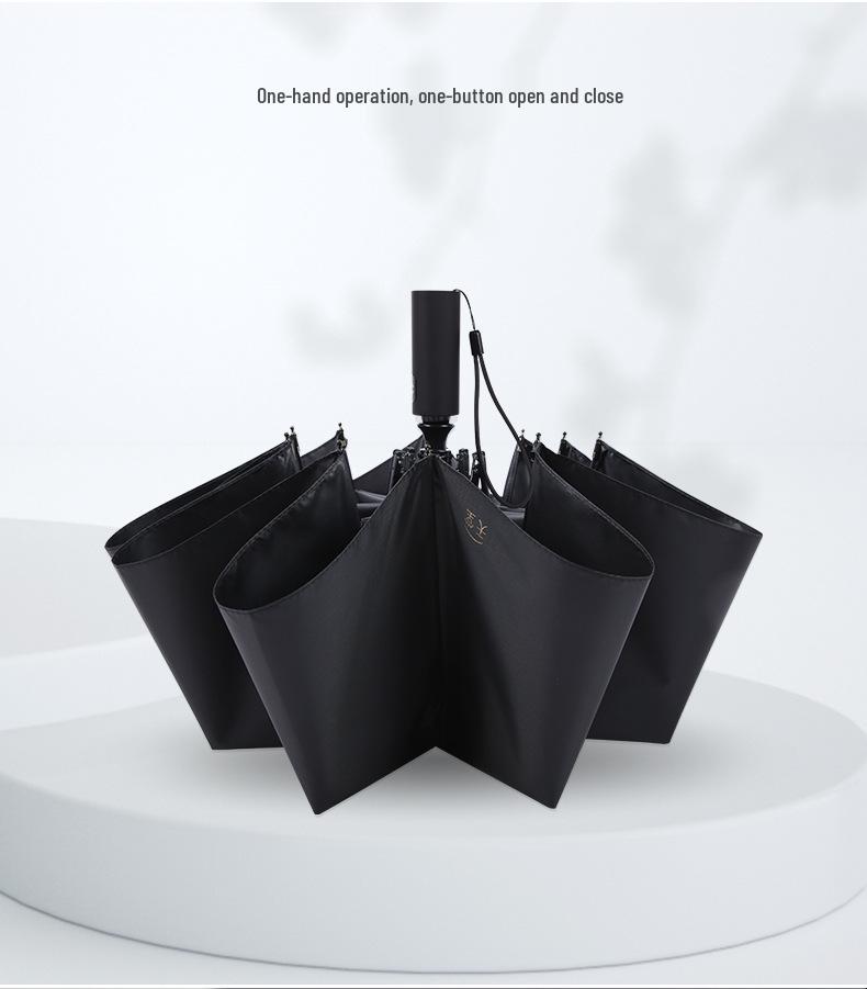 Paradise Fully Automatic 10-Rib XL Windproof Umbrella for Men - Double Person & UV Resistant with Custom Logo Printing.