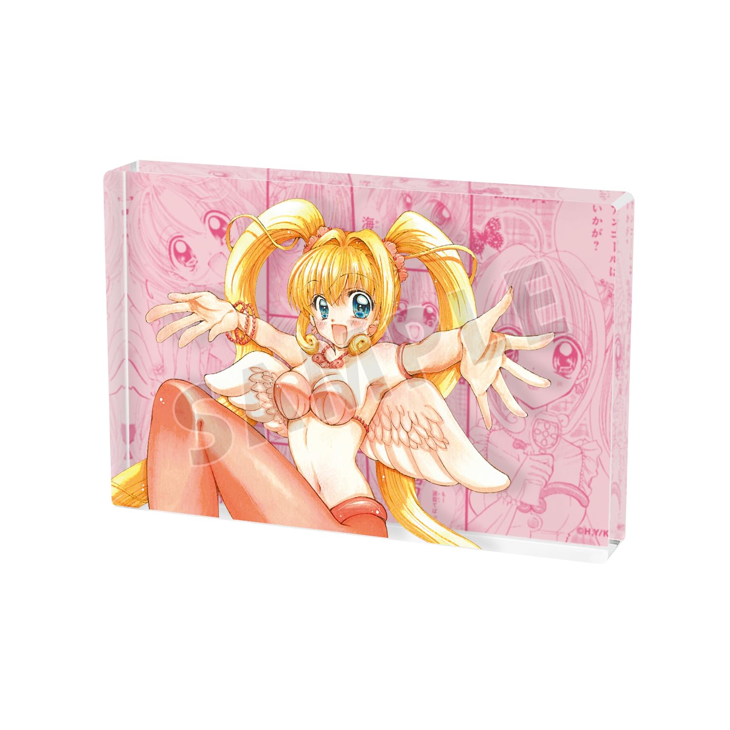 

Пичи Пичи Питч Оригинальная иллюстрация Ханамори Люсии Крылатая Русалка Акриловый Блок - Розовый Вер.