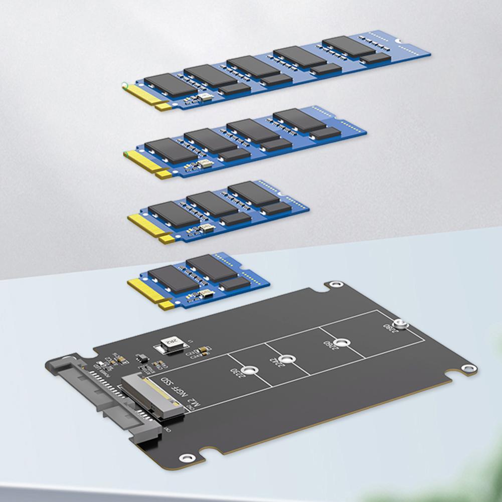 M.2 NGFF B Key To 2.5inch SATA SSD Enclosure Hard Disk Case Enclosure M.2 NGFF SSD To 2.5 Inch SATA III Adapter for Laptop