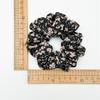 French Retro Floral Ponytail Holders For Women Aesthetic Oil Painting Flower Headbands Versatile Daily Hair Elastic
