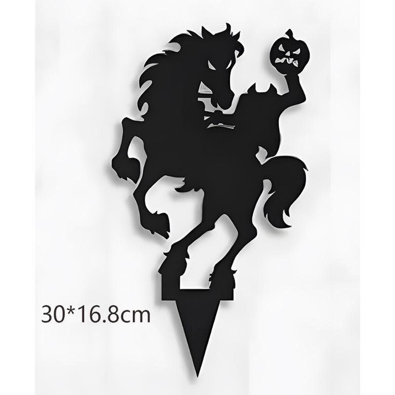 

Набор из трех предметов на Хэллоуин, проекционное украшение для двора ведьмы, украшение пола, металлическое украшение на Хэллоуин