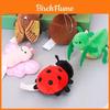Adorable Plush Insect Series Keychain Toy Featuring Colorful Bee And Mantis Design
