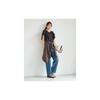 Rope Picnic UV Protection/Cooling Lace-Docking Flare Sleeve Cut Top for Women GDM16370 Sax (48 F)
