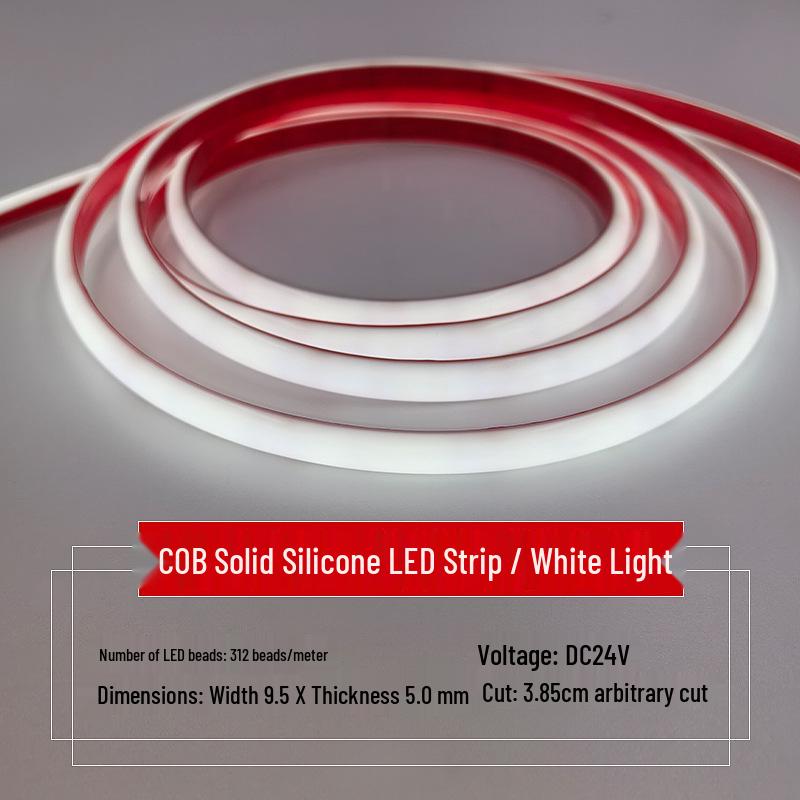 Silicone Waterproof LED Strip Light with Fixing Buckle for Swimming Pools and Fish Tanks