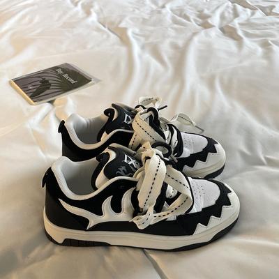 New Trend High Toe Sneaker Women Vulcanized Shoes Platform Lace Up Flats Shoes Sports Female Casual Sneakers Tennis Shoes Chunky