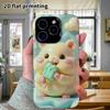 Phone Case: 2D Flat Design Suitable for iPhone 18 17 16 15 14 13 Pro Protective Case, Popsicle Hamster, Perfect Holiday Gift for Christmas and Hallowe