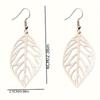 An Elegant Pair of Leaf Shaped Hanging Earrings for Women, Versatile Earrings for Daily Wear, Eye-catching and Exquisite Accessories for Gatherings