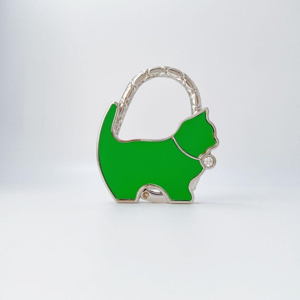 Foldable Cat Handbag Hook Lovely Design Folding Bag Hook NEW Table Edge Hook Home Decoration