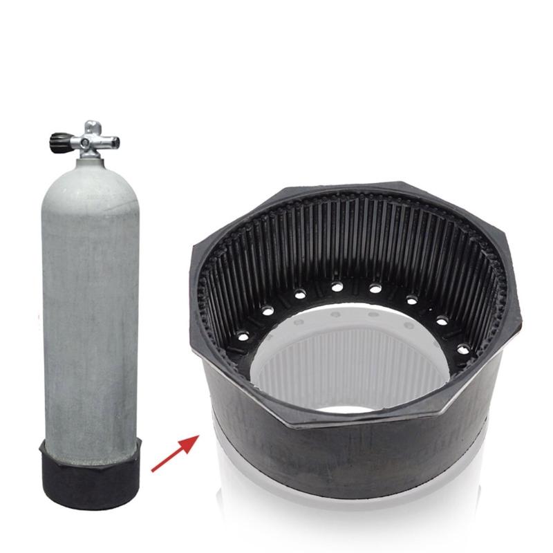 Scubas Diving Tanks Boot Base Protections for Aluminum Cylinder Bottom Holder Rubber Scubas Tanks Boot Bottom Protector