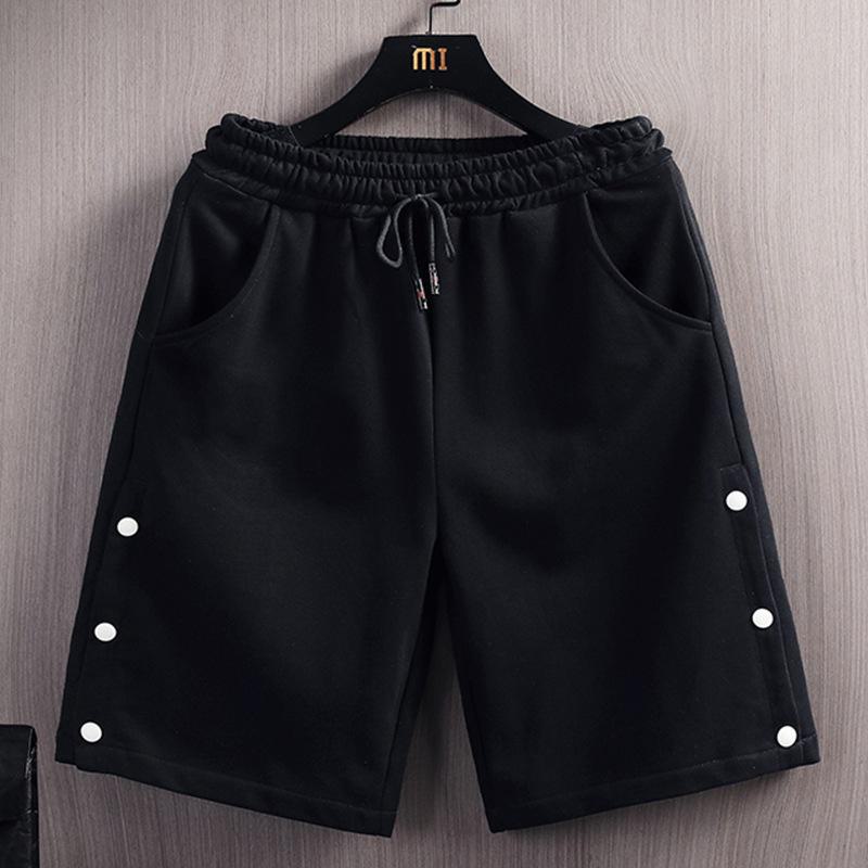 

Модные корейские летние шорты для мужчин - свободная повседневная одежда для студентов XL чёрный